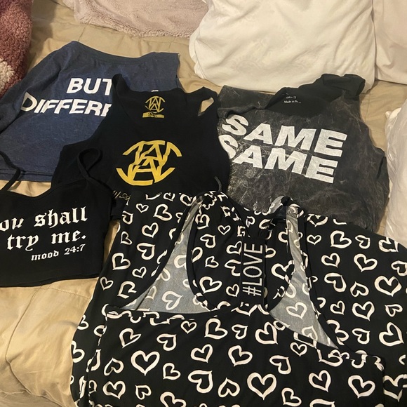 Bundle! ALL FIVE!  and cool T-shirts! Size SmallMed 
Same Same But Different - Picture 6 of 12